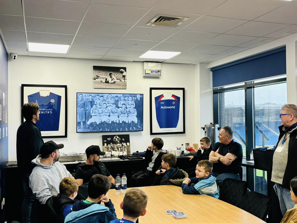 Tours of the @chesterfieldfc Stadium upcoming in the school holidays and also the first evening tours the week after. Book ⬇️ spireitestrust.org.uk/bookings/booki…