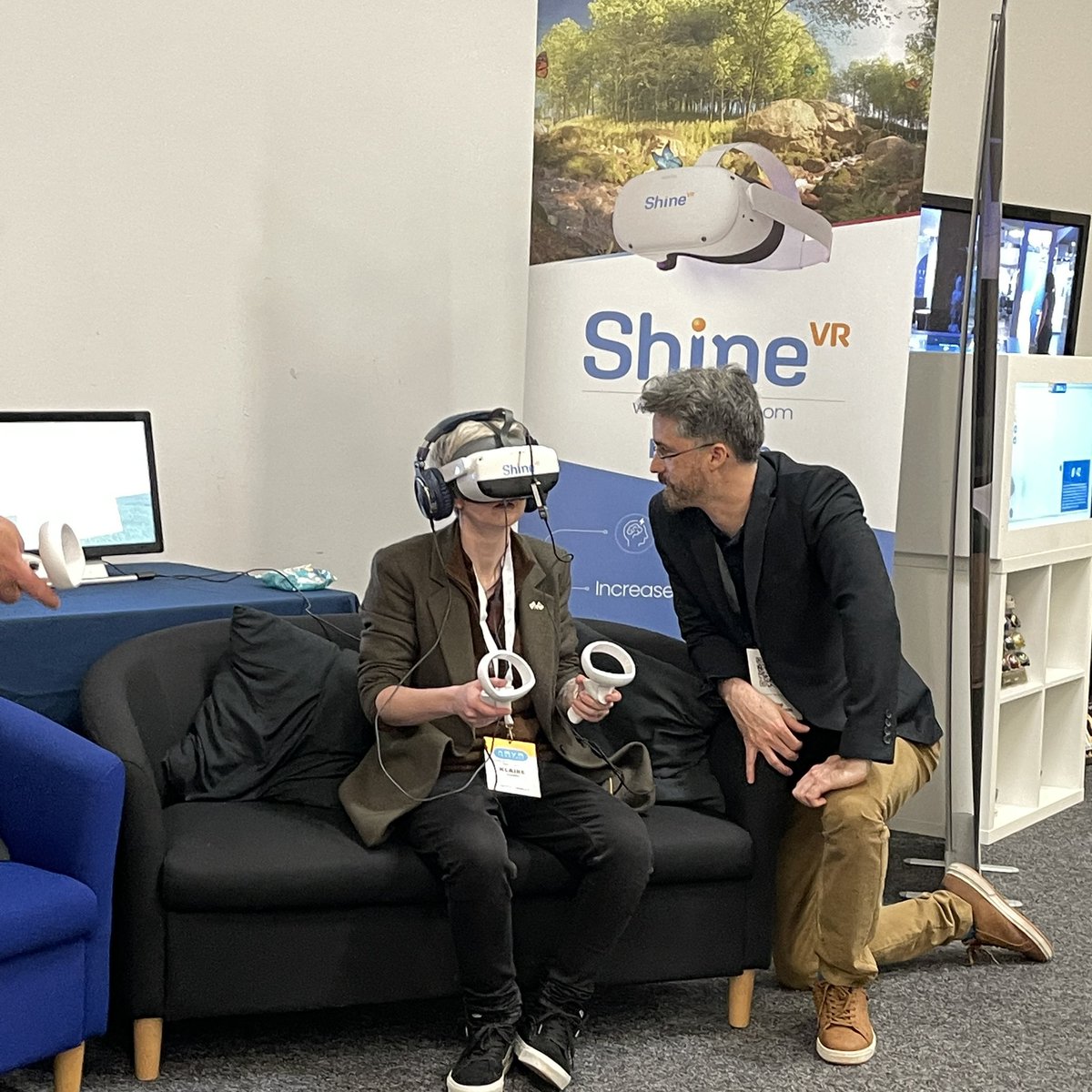 ARVRInnovate's tweet photo. ☕🛠️ Make the most of your morning coffee breaks for networking and learning! Don't forget to explore the tech in the exhibition hall throughout the day. #ARVRInnovate https://t.co/4GVQZRh9AW