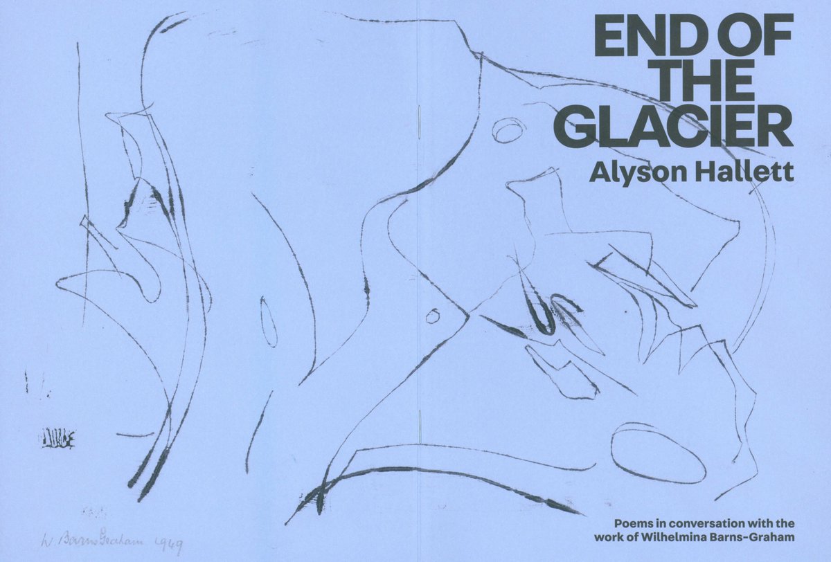On 13/6/24 (6.45pm) join us for an evening of poetry, glaciers & song celebrating the publication of Alyson Hallett’s poetry collection End of the Glacier, inspired by WBG’s 1949 trip to the Grindelwald Glacier. Refreshments provided. Tickets here - buff.ly/3ybUFQ5