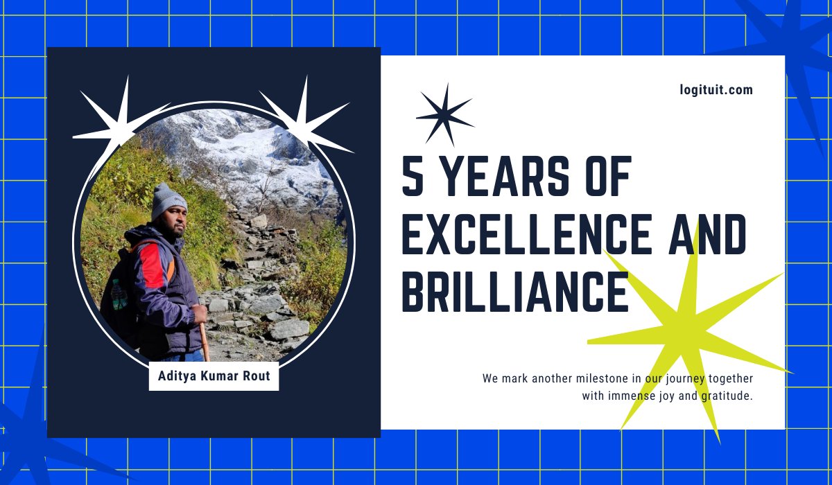 At Logituit, we congratulate Aditya Kumar Rout on her five years with us. 

Let's have a look at the five long years in her own words.   Read the story here:  
linkedin.com/feed/update/ur…

#workanniversary #celebratingsuccess #videoengineering #workculture #SoftwareEngineering