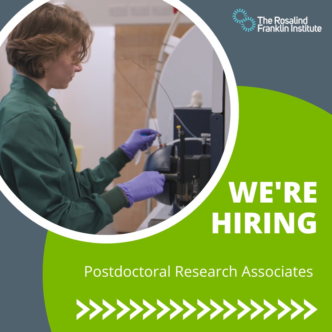 Our Biological Mass Spectrometry Team is growing. Find out more about their PDRA roles and apply here: zurl.co/x7jU The team are looking for: PDRA in Metabolomics PDRA in Laser Desorption and Spectroscopy PDRA in Informatics for Mass Spectrometry (MSI)