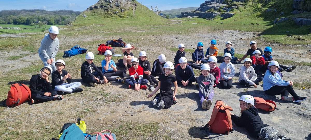 cwprimary's tweet photo. Ready for rock climbing, day 2, Gilwern! https://t.co/mjmh4l9bn7