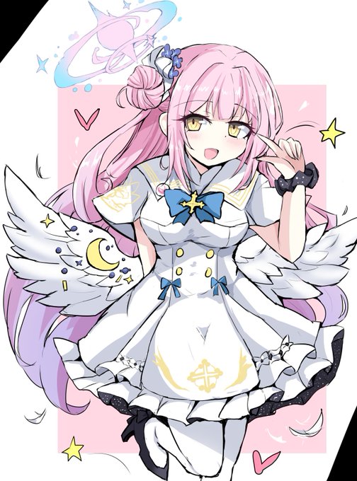 ミカ誕生日改めておめでとう🌙✨✨
 #ブルアカ 