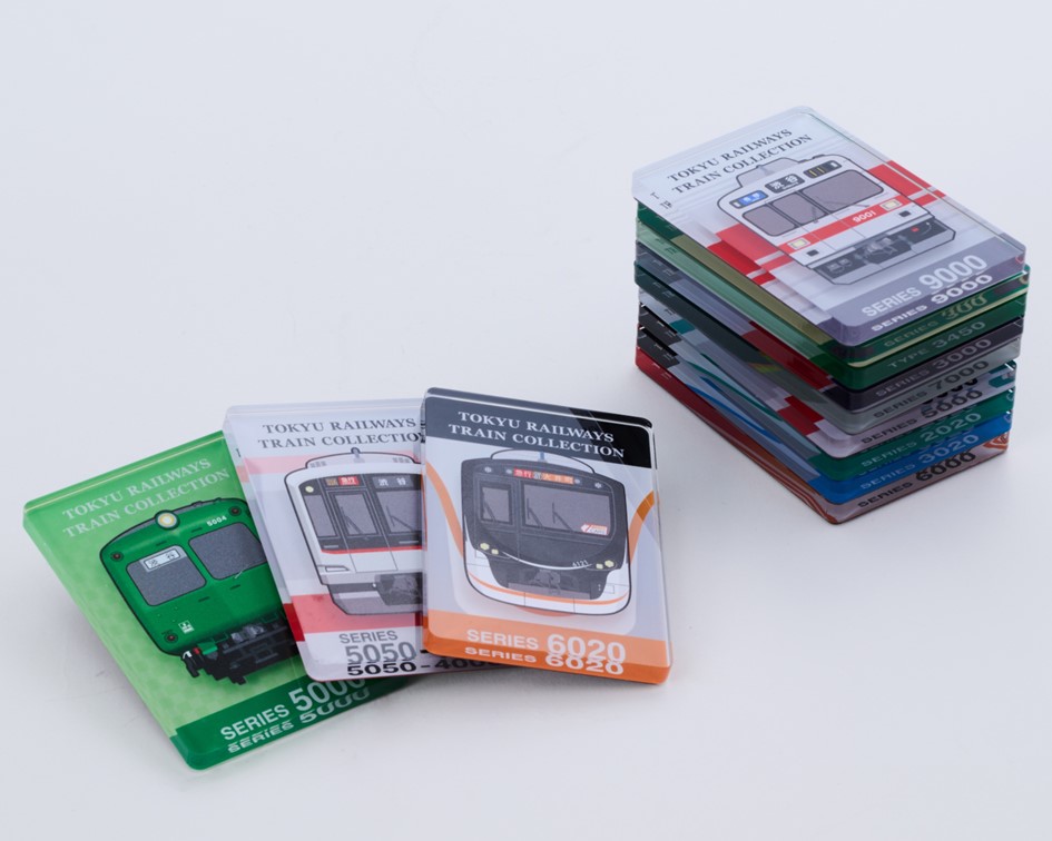 好評発売中の「東急電鉄トレインコレクション トレーディングアクリル