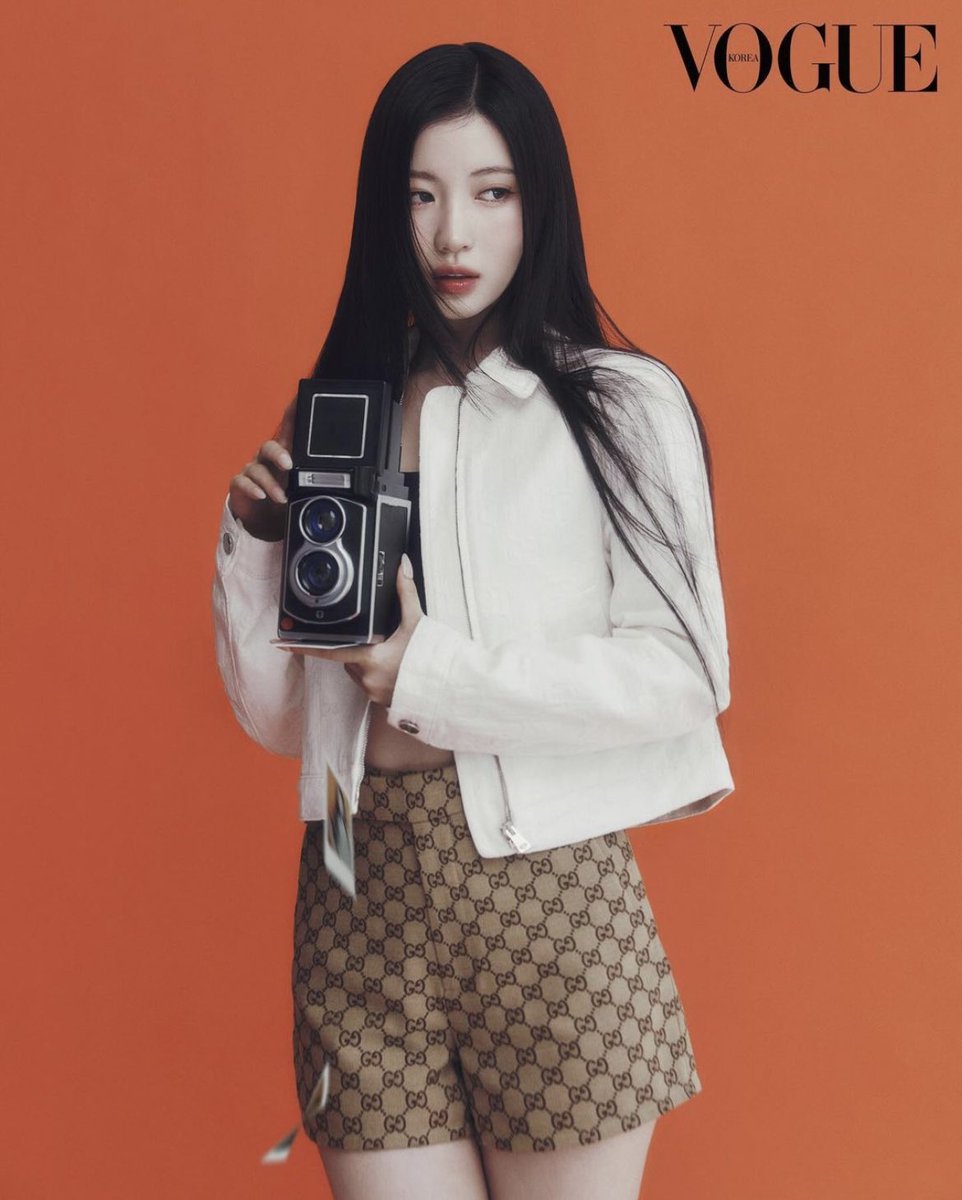 ASA of BABYMONSTER for Vogue Korea.