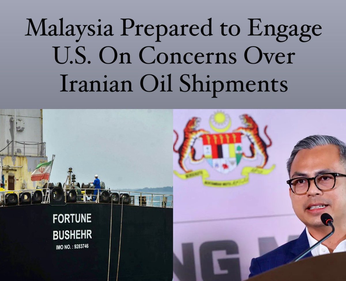 Malaysia government spokesperson Fahmi Fadzil said the country was prepared to engage with its US counterparts to better understand its concerns and stressed that it would comply with United Nations sanctions.
Tap on link here: kayhanlife.com/business/iran-…