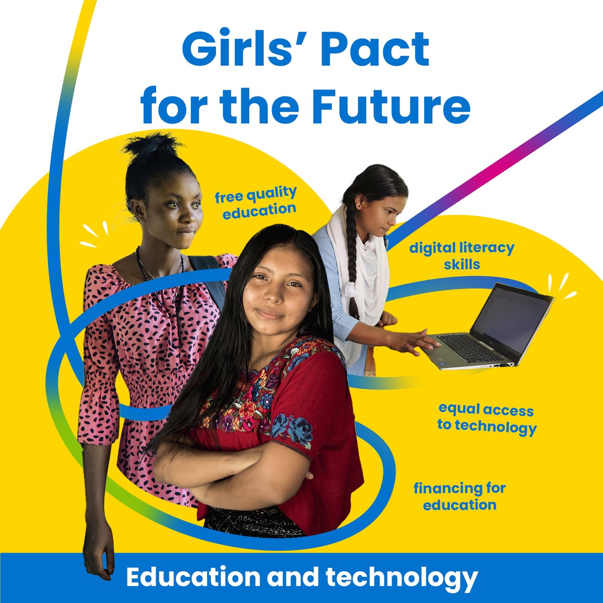 In the Girls’ Pact for the Future, young people are demanding that world leaders ensure equal access to quality free education by eliminating all barriers that prevent girls from attending school