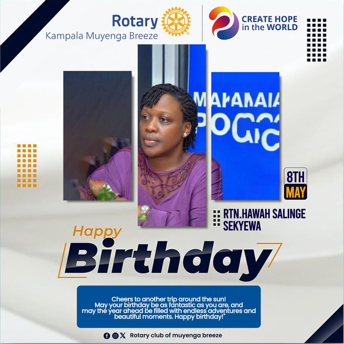 MuyengaBreeze's tweet image. Happiest birthday rtn Hawah. May the lord bless your new age with great achievements. Age gracefully 

@MuyengaBreeze 
#creatinghopeintheworld