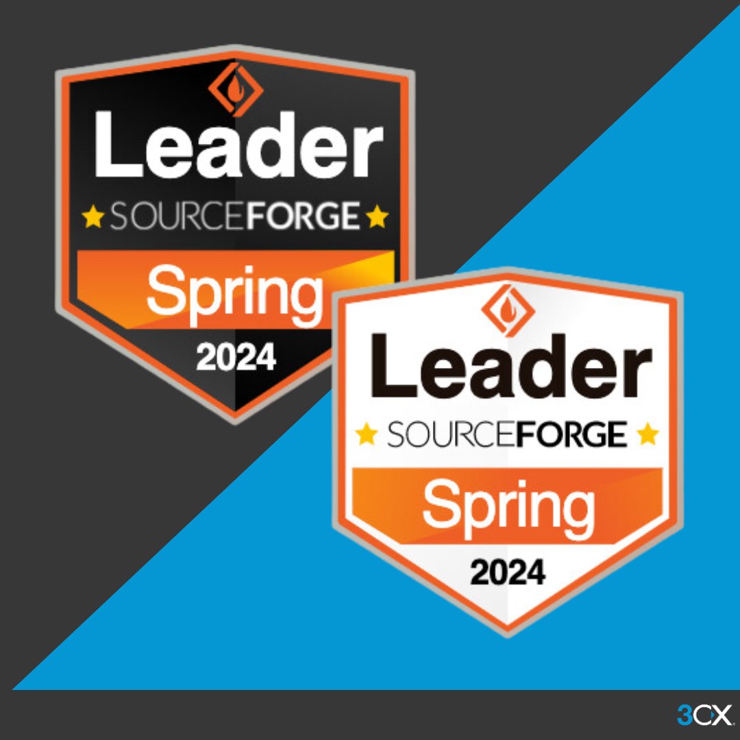 3CX grabs the category leader award from SourceForge for Spring 2024. Thanks to all 3CXers who reviewed us! #sourceforge #sourceforgeleader #pbx #bestpbx #bestphonesystem #unifiedcommunications

3cx.com/blog/news/sour…