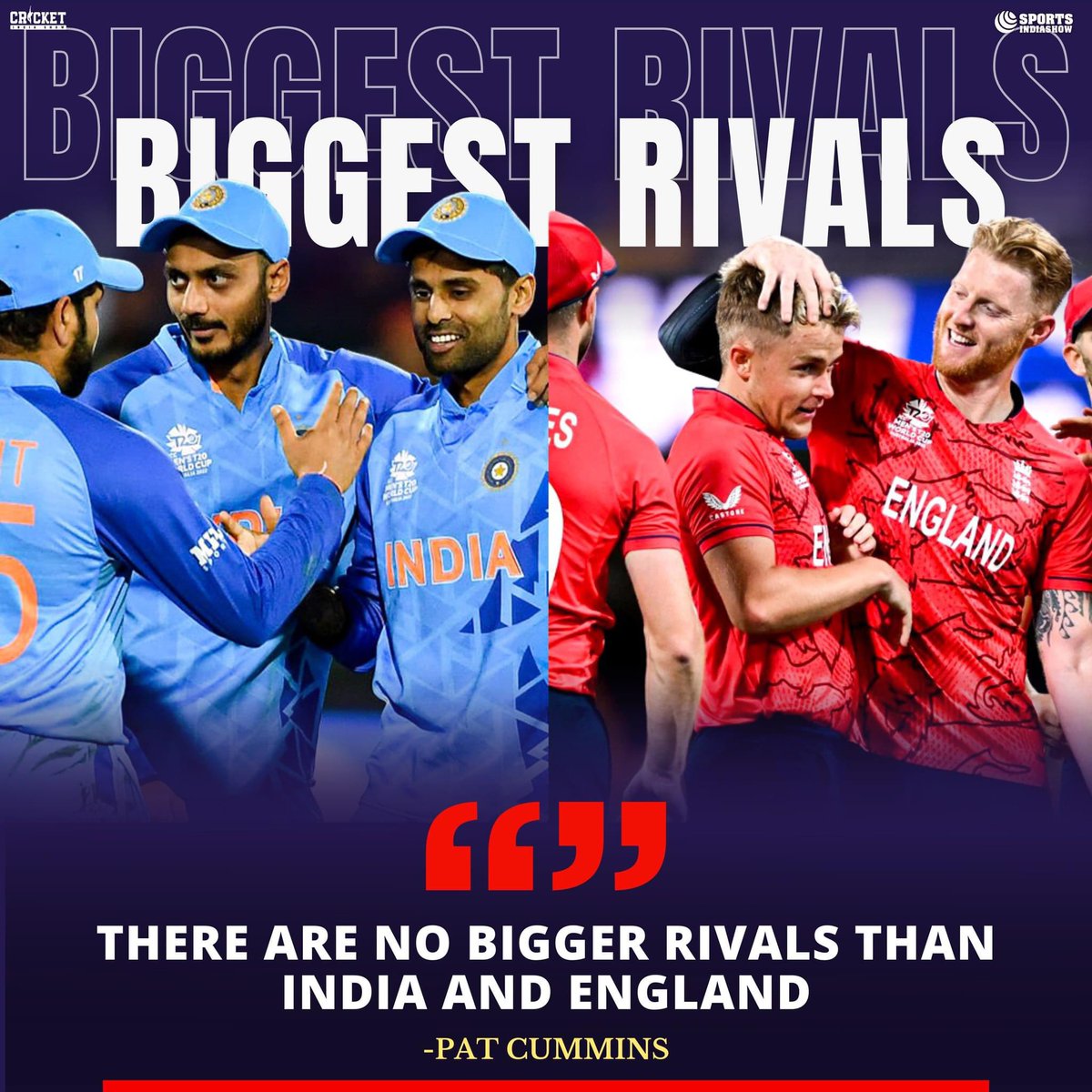 Pat Cummins pins India and England as ultimate rivals in cricket !

#PatCummins #Cricket #T20Cricket #INDvsENG #BCCI #ICC #T20WC