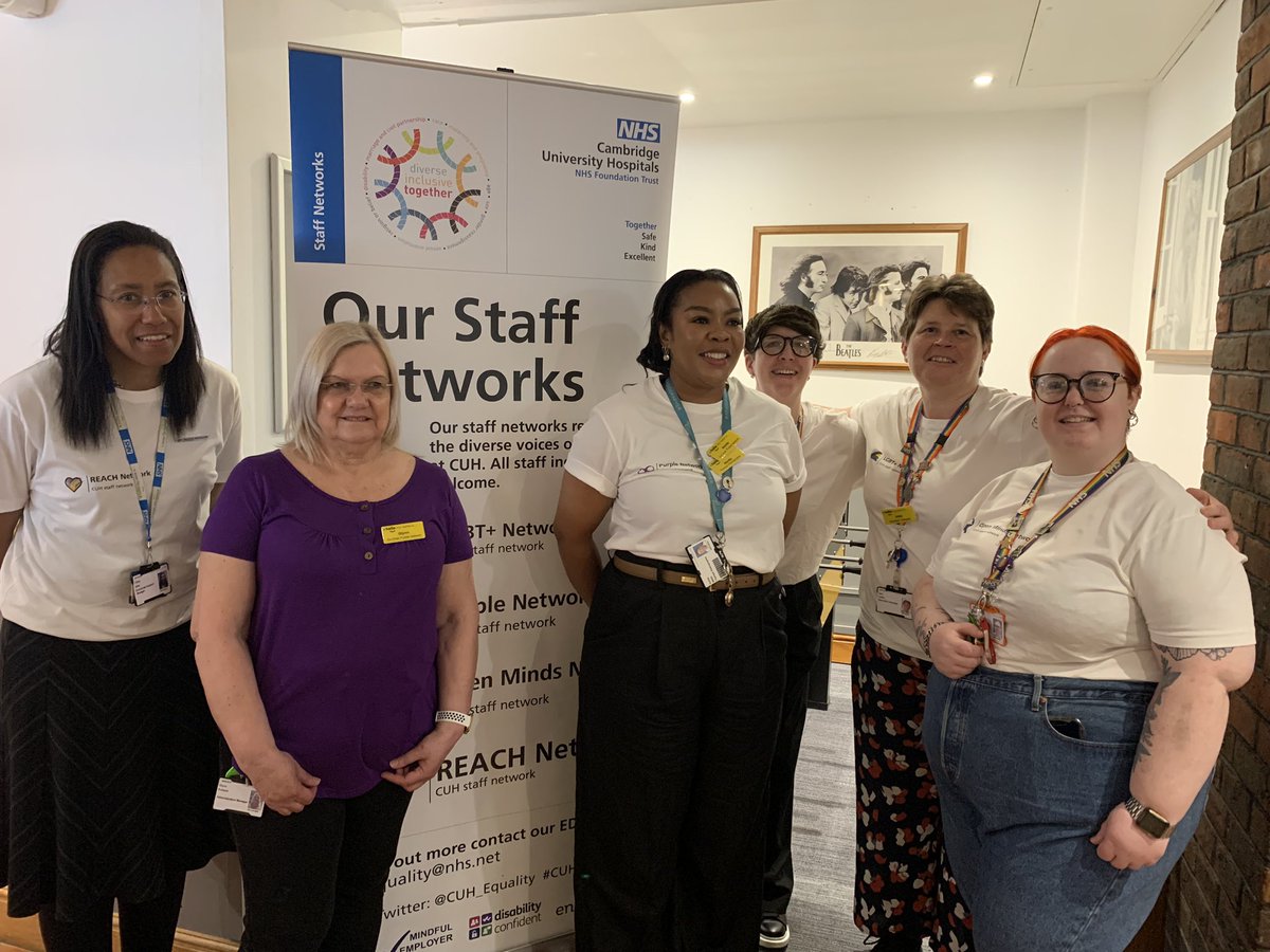 Our .@CUH_NHS staff networks celebrating #NationalStaffNetworksDay @POSNetworks today 11-3 in Frank Lee Centre meet our network committees & Executive sponsors @ 1:30pm