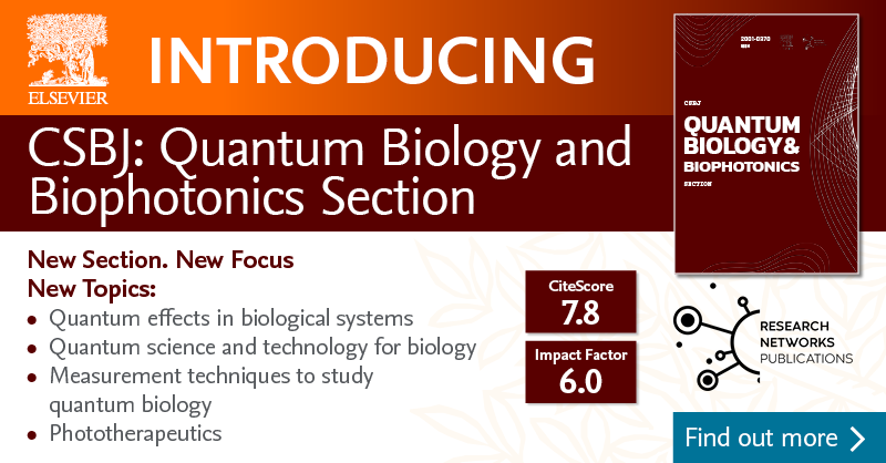 📢 We're excited to announce the launch of our new Section in @CSB_Journal! Get ready to dive into thought-provoking articles & insightful research. Stay tuned for updates and let's start the journey together ➡️ spkl.io/601542obx

#newlaunch #quantumbiology #biophotonics
