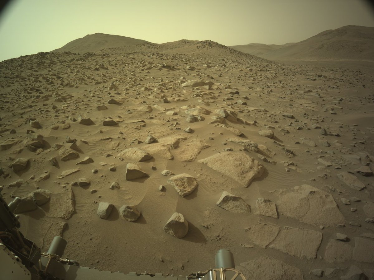 Finally a whole nav cam view of the Neretva !

After a 70 m drive further west sol 1140

#perseverancerover
#samplingmars

Sol 1143