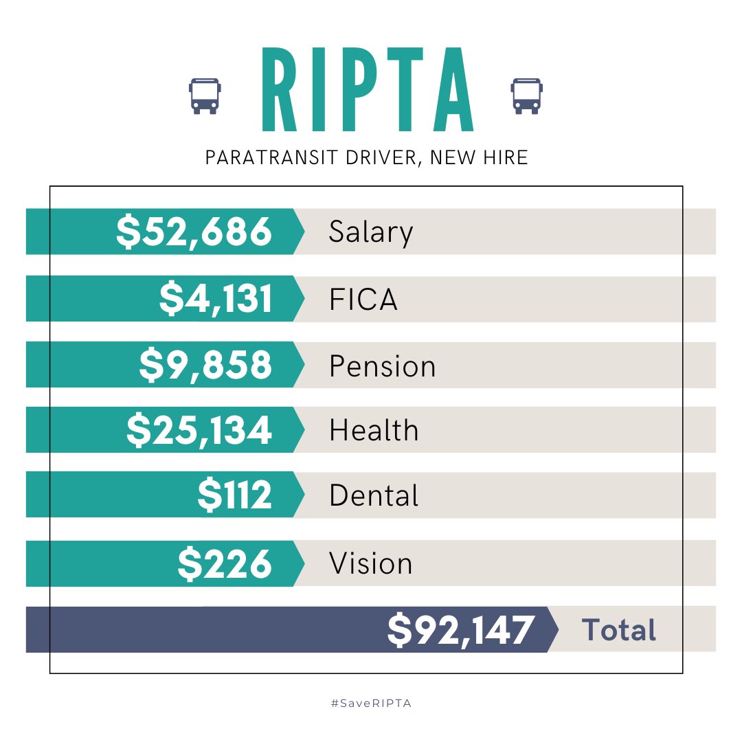 It’s all about the bennies! 💅 With the ongoing driver shortage disrupting service across the system, the recently increased driver pay has gotten a lot of deserved attention. We wanted to shine a light on the full package of starting pay + benefits!
