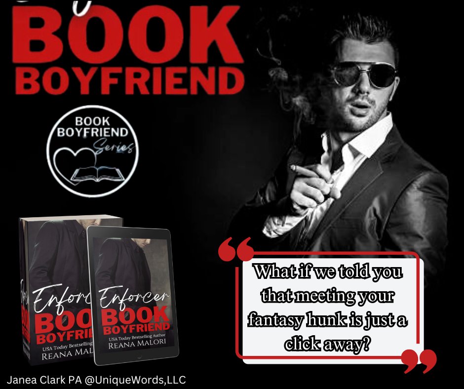 ♥️🖤༻PRE-ORDER ALERT ༺♥️🖤 🕴🏻Enforcer: Book Boyfriend Dating Agency by Reana Malori PREORDER LINK ⬇️ amazon.com/Enforcer-Steam…? Author: Reana Malori Promoter: @UniquelyYours2