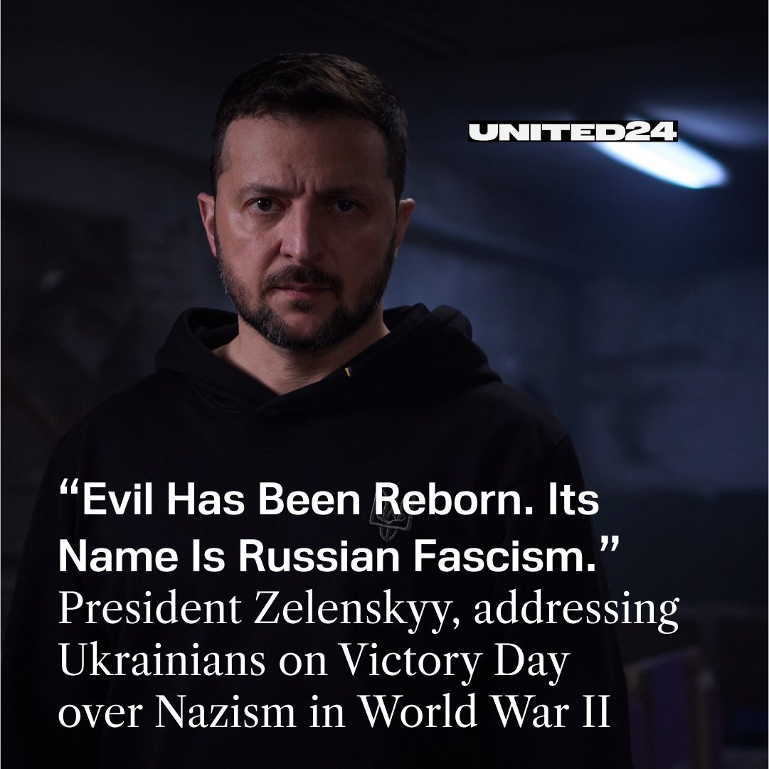 President Zelenskyy's powerful message on the anniversary of victory over Nazi Germany