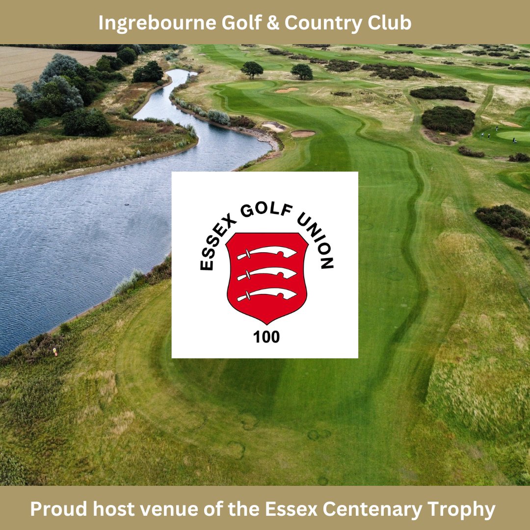 We are delighted to have been chosen to host the inaugural Essex Centenary Trophy Championship meeting to celebrate 100 years of the @EssexGolfUnion on Tuesday 9th July.

Open to any amateur who is a member of an affiliated club in Essex, registration is now open.
#essexgolf