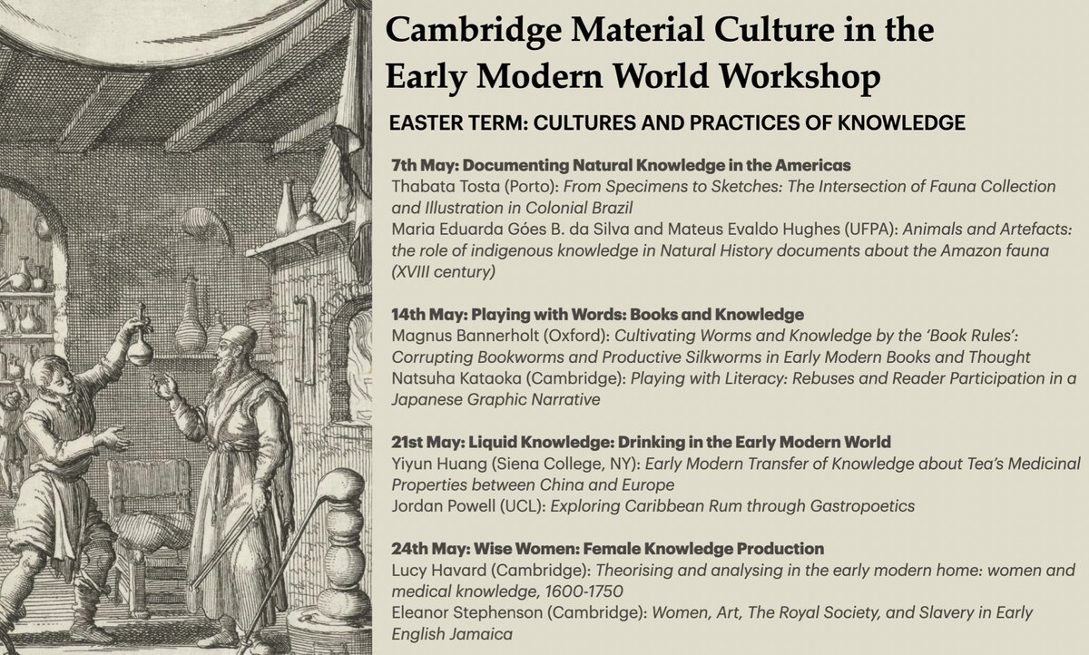 TERM CARD | EASTER 2024 We are delighted to release our term card for our ‘Cultures and Practices of Knowledge’ series. Join our mailing list here to receive links to the Teams call before each session: lists.cam.ac.uk/sympa/info/soc…