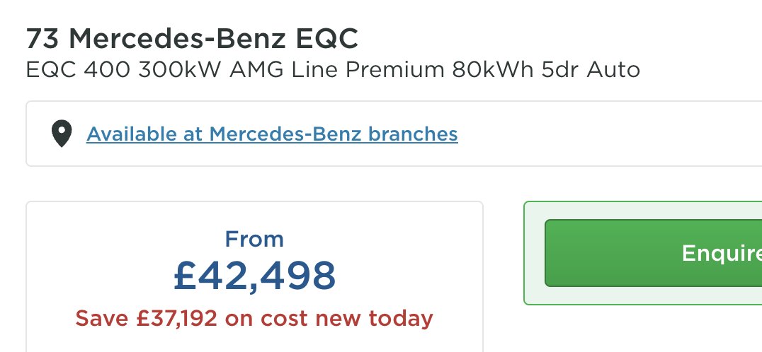 Ouch, question for you EV shills, would you say that £3700 per mile depreciation kind of negates how cheap it is to charge? I'm asking for a friend who isn't a nutjob, and who doesn't want to waste oxygen talking to condescending toffee nosed twats, who seemingly are unable to
