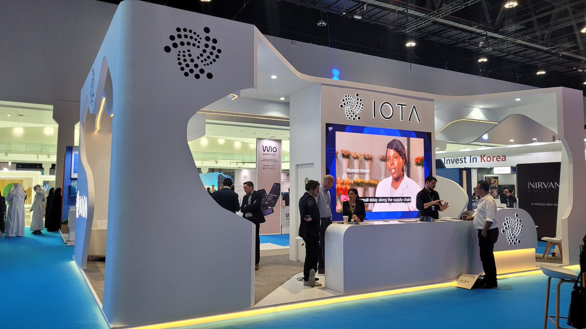 🇦🇪 If you didn't have time to come and check out @iota's booth at @AIM_Congress yet, don't worry! We're still here and happy to tell you more about TLIP, Trade Tech by @wef, @TokenySolutions and @realizefinance! Pass by and learn about these exciting ecosystem initiatives in…