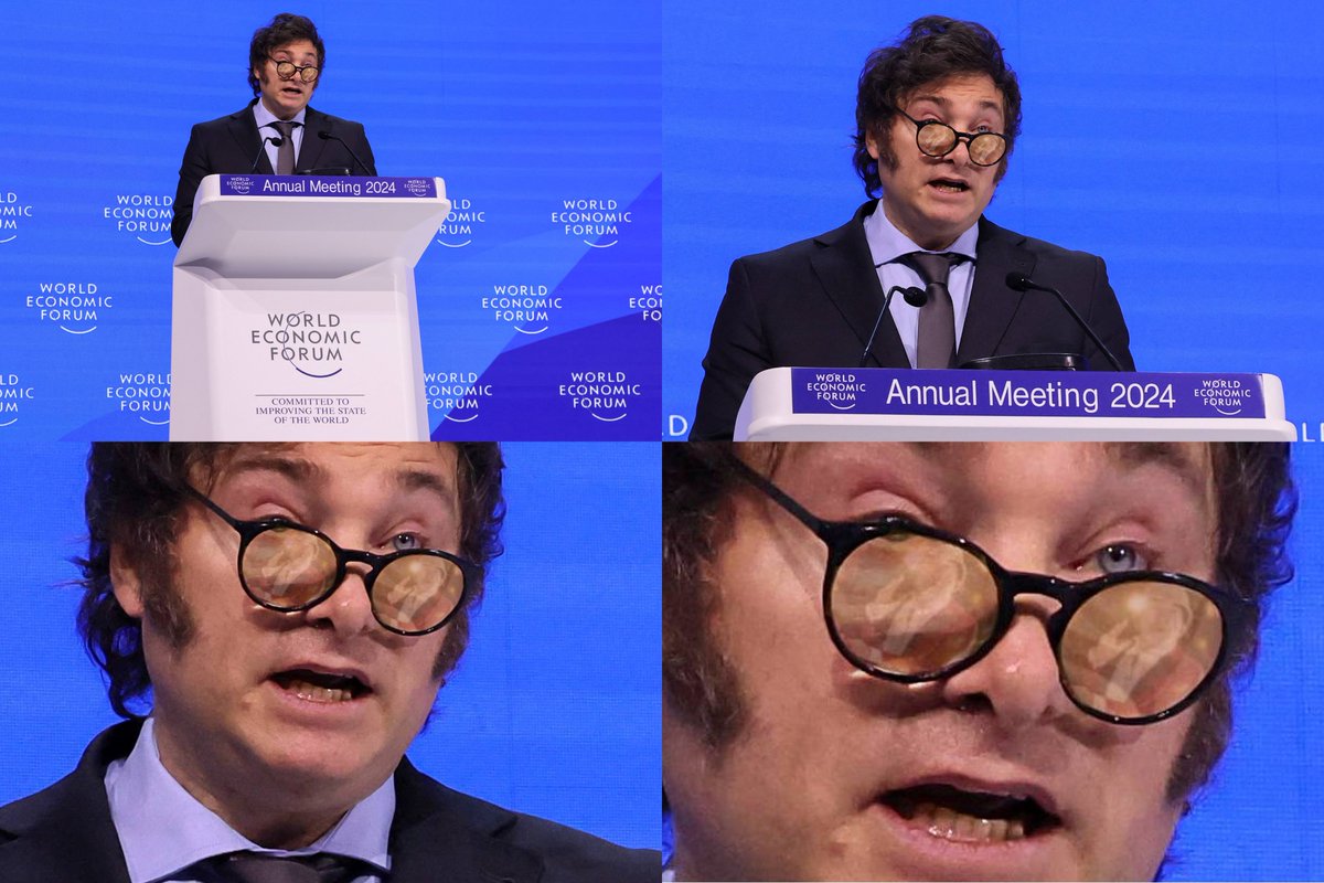 @DominicFrisby @JMilei Yes, if you look at the hi-res video you can see this was clearly the case during his Davos speech