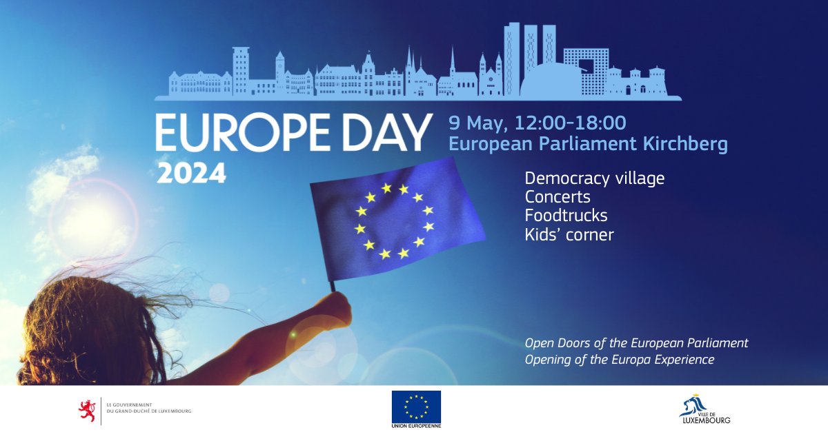 Come and meet @EuroHPC_JU at #EuropeDay tomorrow, May 9! 🇪🇺 🇱🇺 We will have #HPC interactive material and #games for our vistors 🖥️⚡🎯 🕛 12-6PM at the Adenauer Building in Luxembourg at the Parliament on 9 May 2024 More info: eurohpc-ju.europa.eu/news-events/ev…