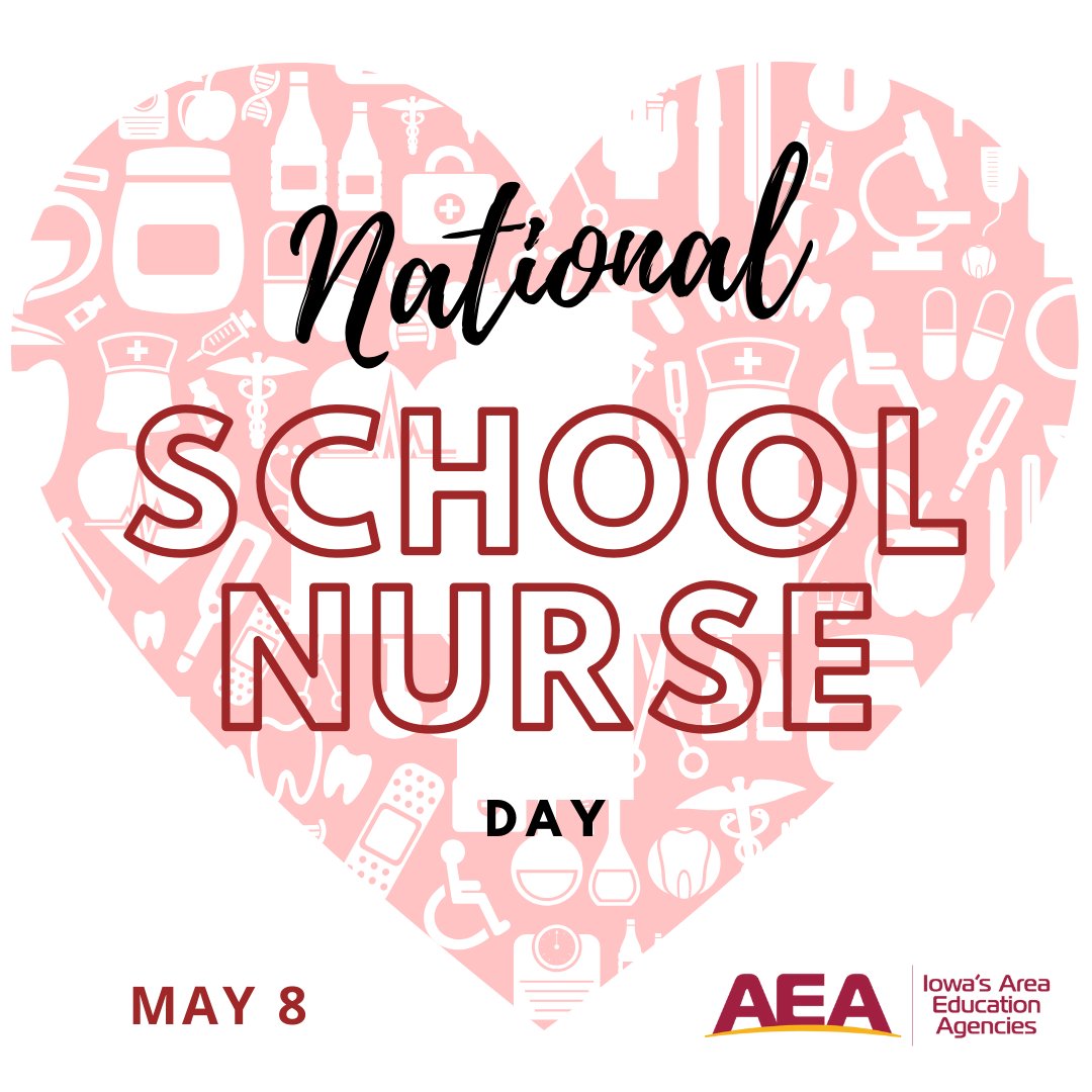 Today is National School Nurse Day! Make sure to thank your school nurse today (and every day!) #iaedchat
