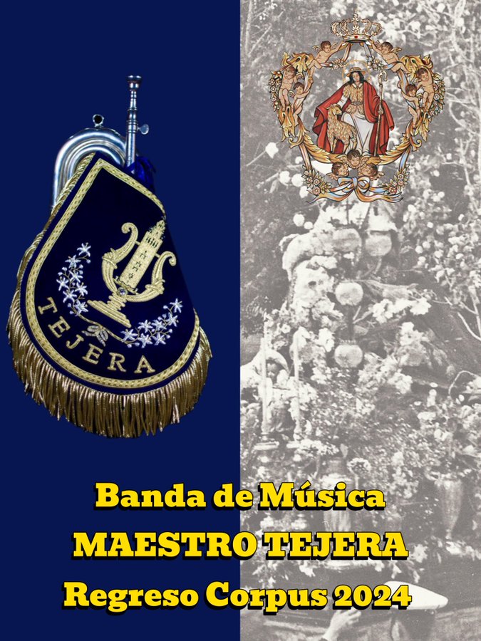 La banda de música del Maestro Tejera acompañará el Regreso de la Procesión Corpus Christi de la Divina Pastora de San Fernando