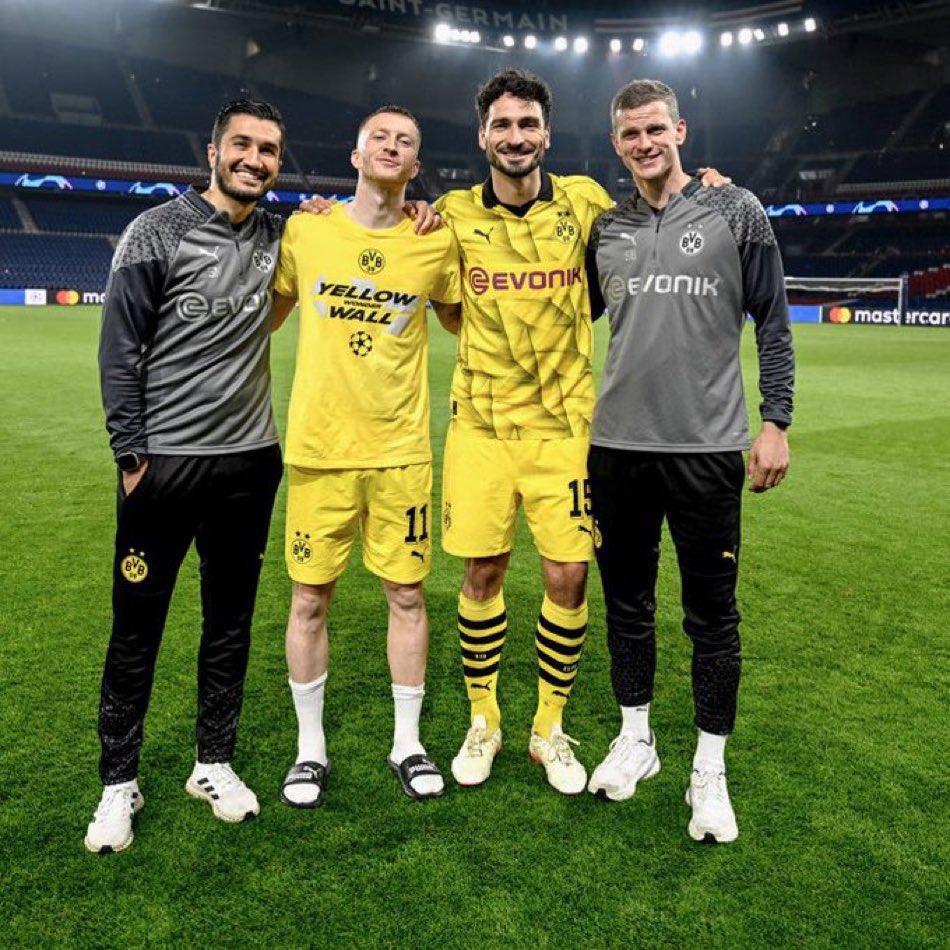 🟡 11 years after their first Wembley UCL final, Nuri Şahin, Marco Reus, Mats Hummels, and Sven Bender will get another chance.