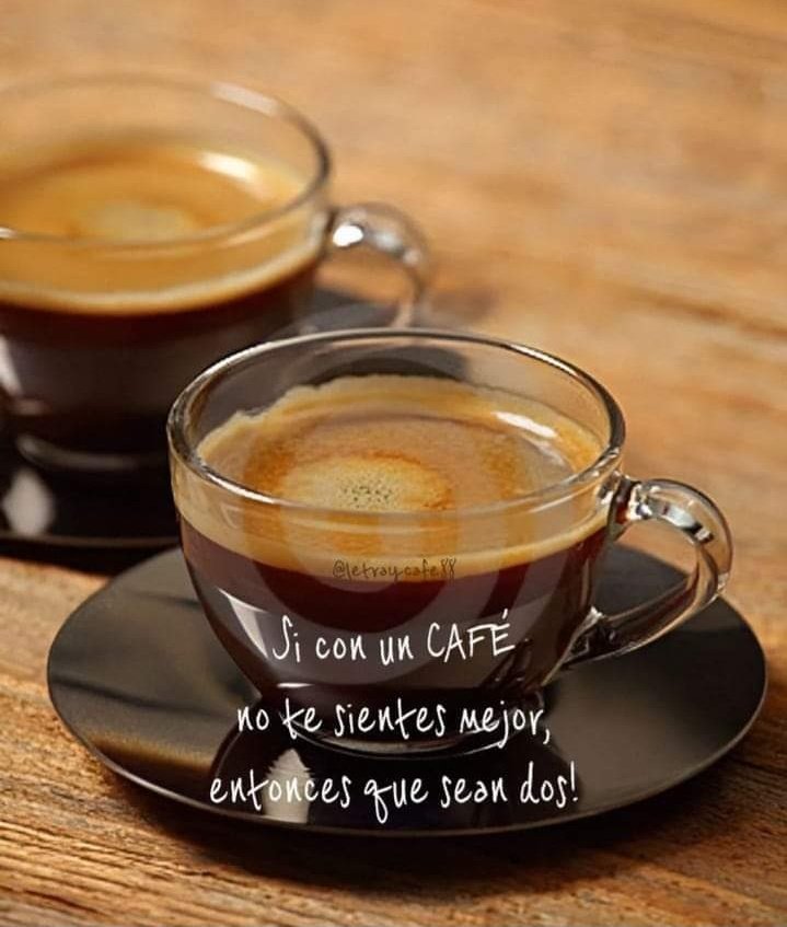 Feliz miércoles para esta familia bella de X. Ya estamos a mitad de la semana. Por eso hoy traje dos cafecitos .... porque si con un ☕ no te sientes mejor, entonces que sean dos. #FelizMiercoles #8Mayo