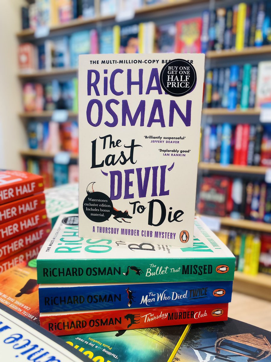 THE LAST DEVIL TO DIE by @richardosman 💜 now in PB!

The geriatric sleuths of the Thursday Murder Club are faced with their most dangerous case yet when the disappearance of a highly dangerous package sends the body count spiralling in Osman’s irresistible fourth crime caper.