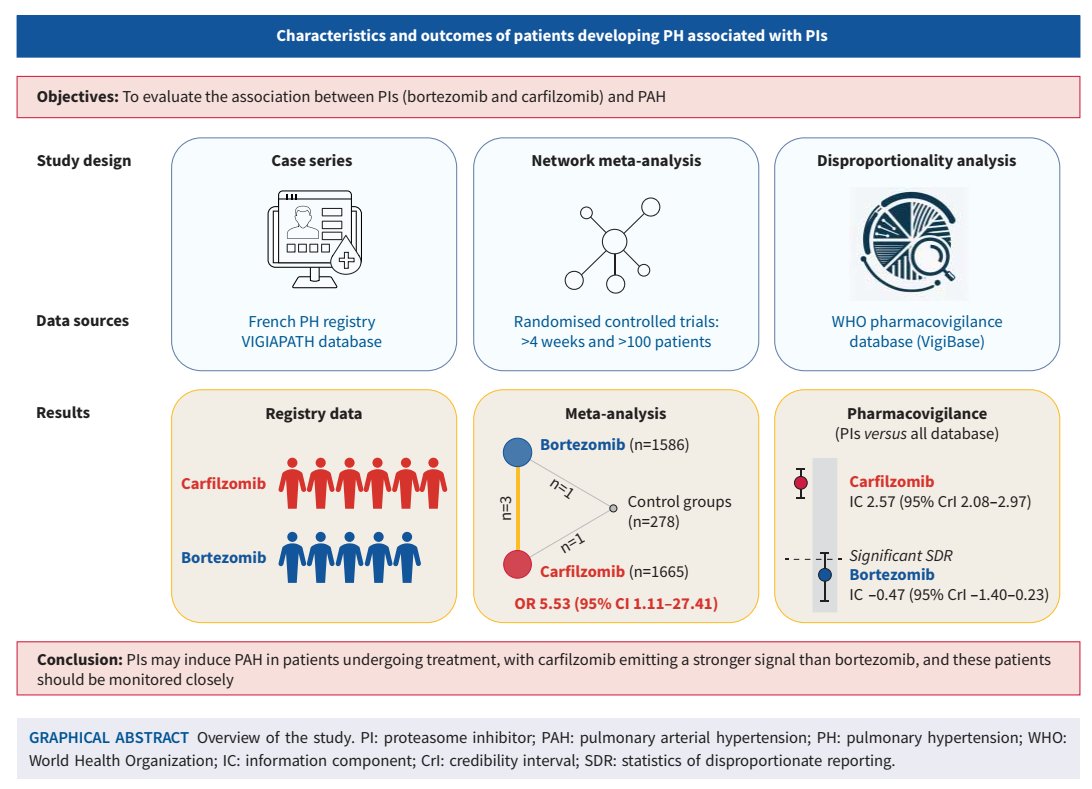 Very proud of this new article published in European Respiratory Journal 'Characteristics and outcomes of patients developing pulmonary hypertension associated with proteasome inhibitors' @GrynblatJ @pulmotension @SPLF_SocPneumo @RespiFIL @HTaPFrance erj.ersjournals.com/content/early/…