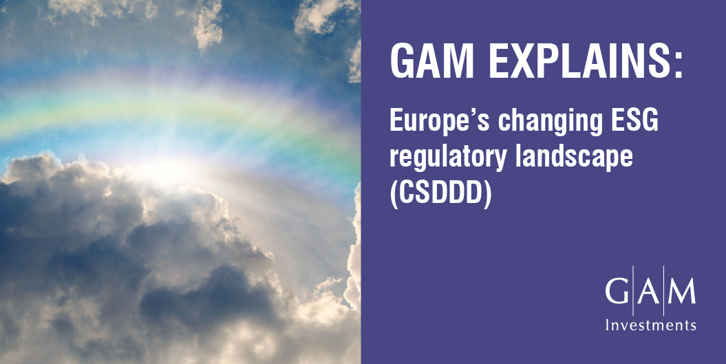 GAM Investments’ Stephanie Maier talks us through the Corporate Sustainability Due Diligence Directive and what it will mean both for in-scope companies and investors.

ow.ly/W0jt50RziQn

#Sustainability #ESG #CSDDD

For professional investors only. Capital at risk.