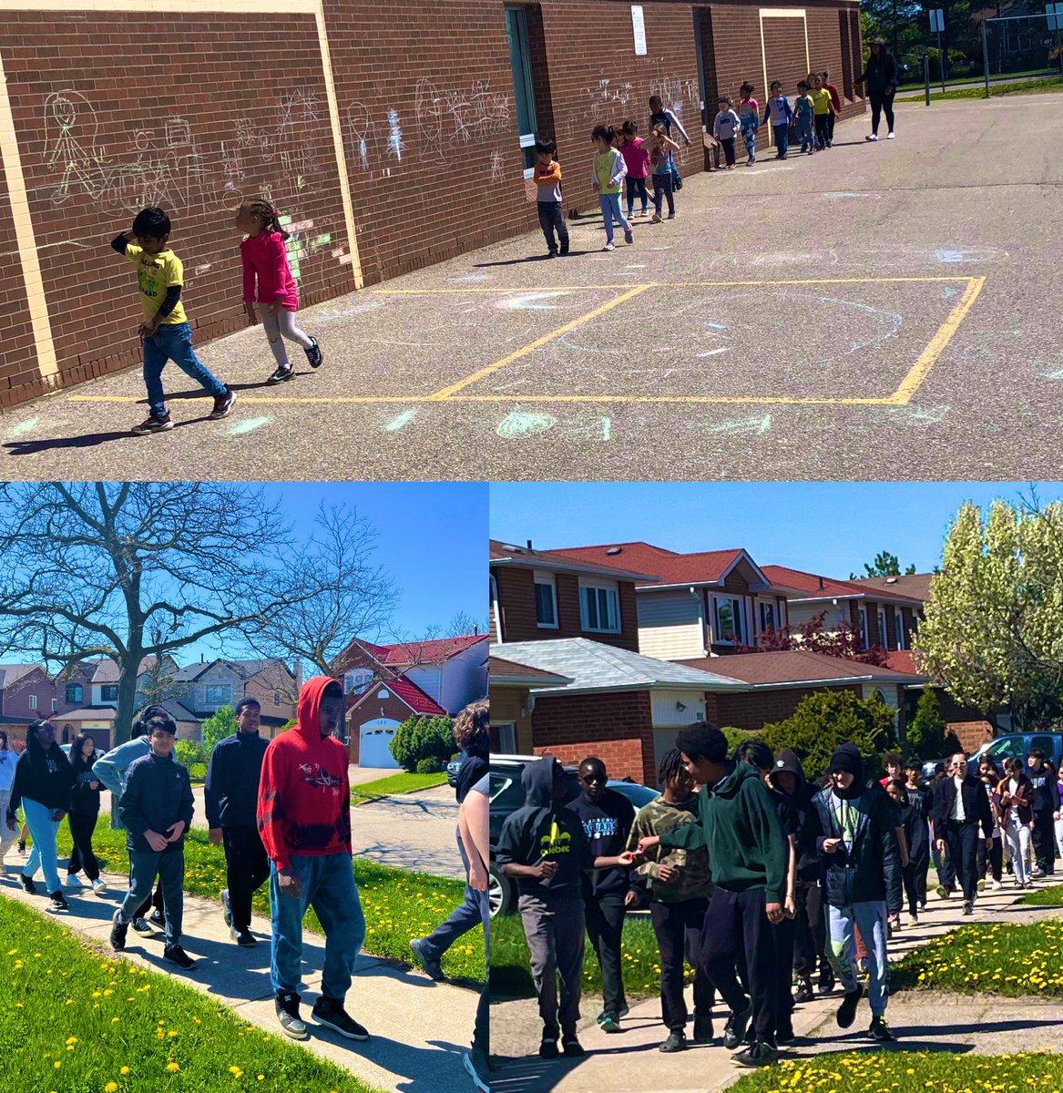 Yesterday was a beautiful day for our Wellness Walk lead by our Grade 8s. 🌞 🙏🏻 

#DPCDSB_CEW @StJoachimDPCDSB