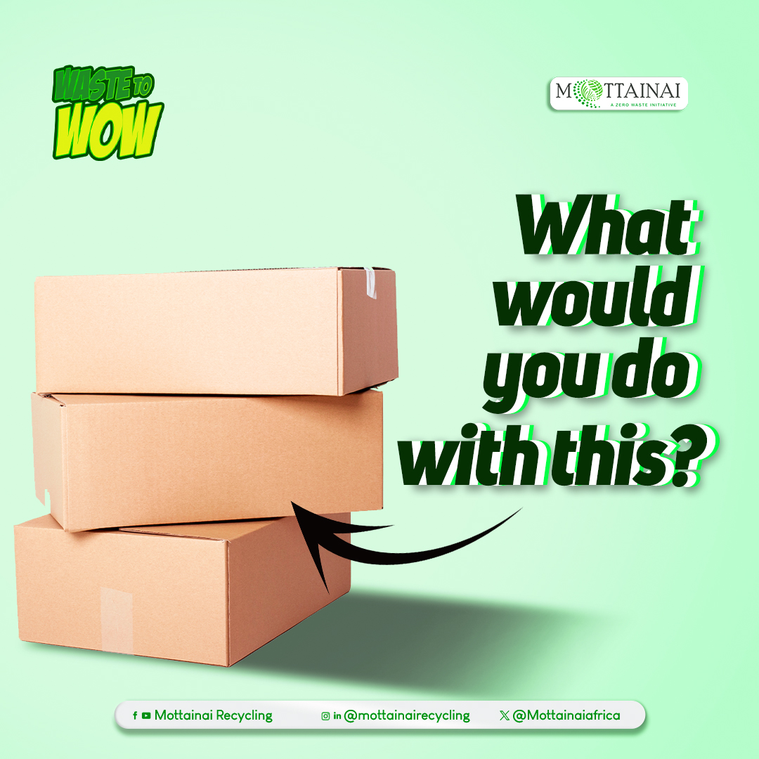 Effective waste management is about shifting perspectives. What do you do with the carton that the item you ordered arrives in? #MottainaiRecycling