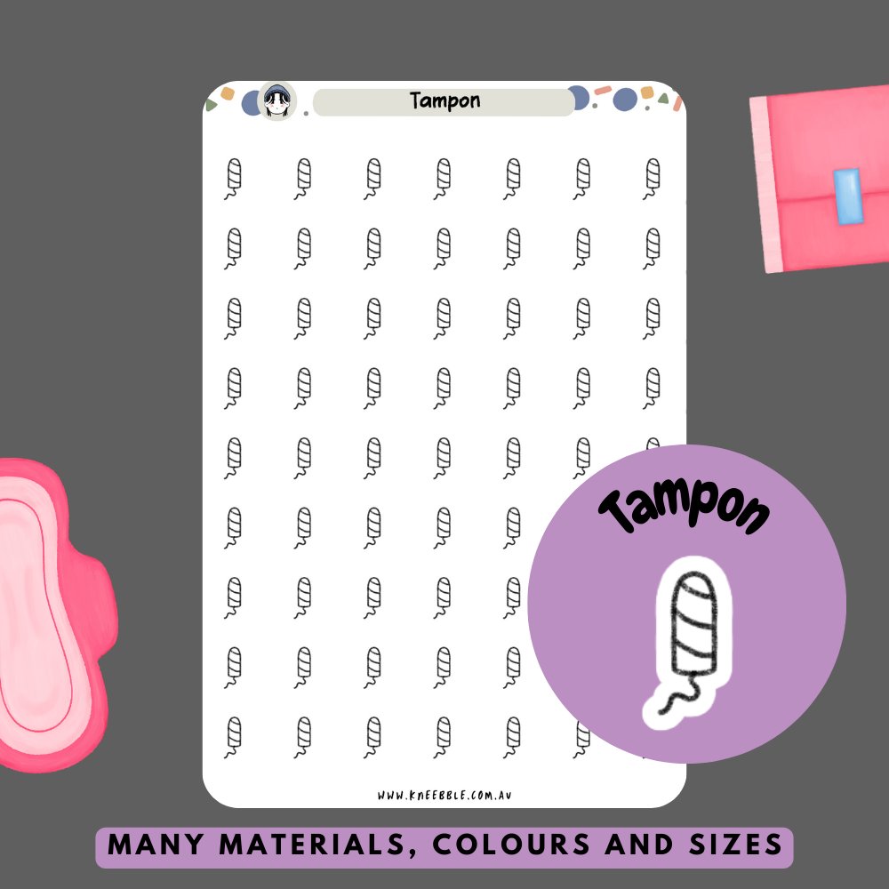 👌😍 Cute planner stickers selling at $2.00 😍👌
Tampon Planner Stickers by Kneebble
👉 Shop the range here ⏩ kneebble.com.au/products/tampo… 👈

#health #healthy #menstrualcycle #period #plannerstickers
