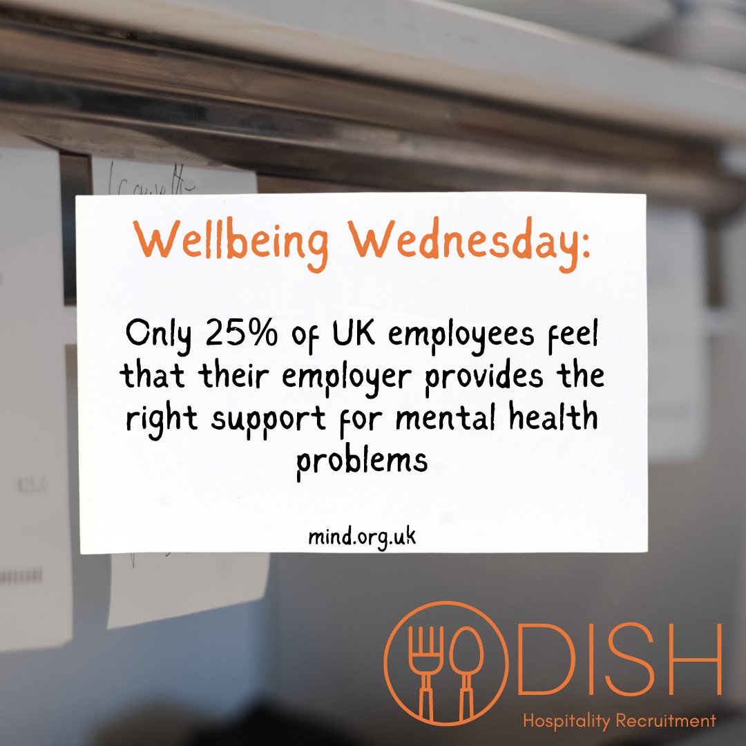 It's Wellbeing Wednesday! 🧘

Find more wellbeing tips at the blog on our website 👉 dishhospitality.co.uk/taking-care-of…

#wellbeingwednesday #healthandwellbeing #mentalwellbeing #chefjobs #hospitalityjobs #recruitingnow