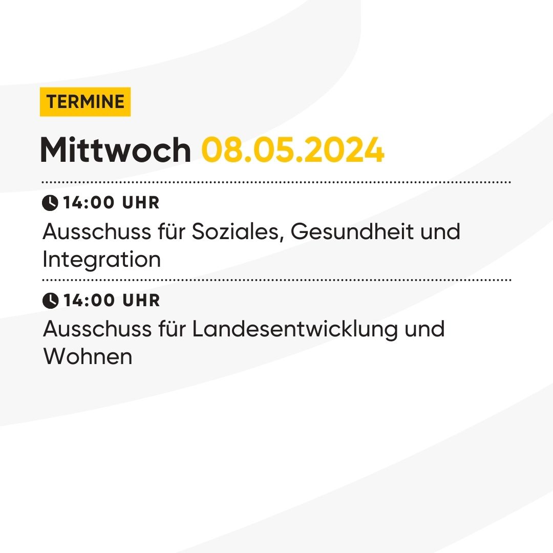 Heute finden zwei #Ausschüsse im @Landtag_BW statt. Hier geht's zu den Tagesordnungen 📜: 👉 fcld.ly/tagesordnungen /Team LandtagBW