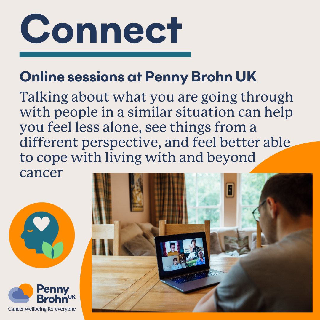For May, we are highlighting our 'Mind and Emotions' pillar 🍃 Have you seen our connect sessions? This group is for people who are living with a cancer diagnosis. We have two regular groups that alternate and meet fortnightly. Book now 👉️ l8r.it/3DTg
