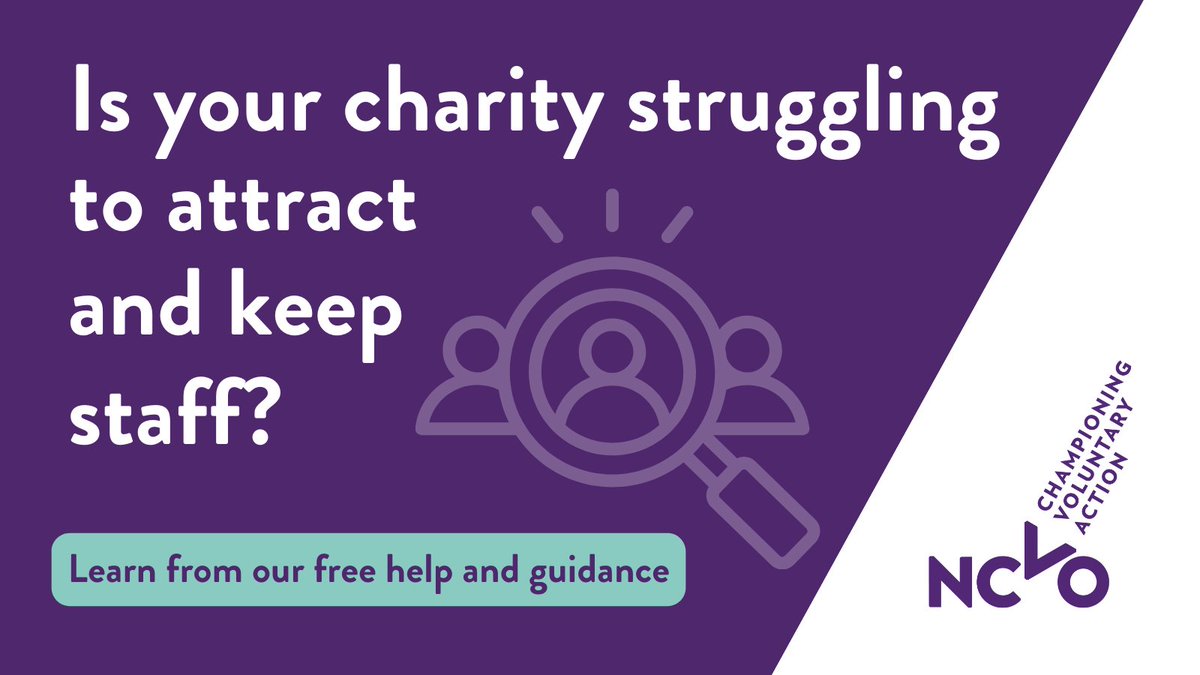 Is your charity struggling to attract and keep staff? Our practical guidance is designed to help you recruit, manage and develop paid members of staff, including a useful introduction to employment law. Read it here: ncvo.org.uk/help-and-guida…