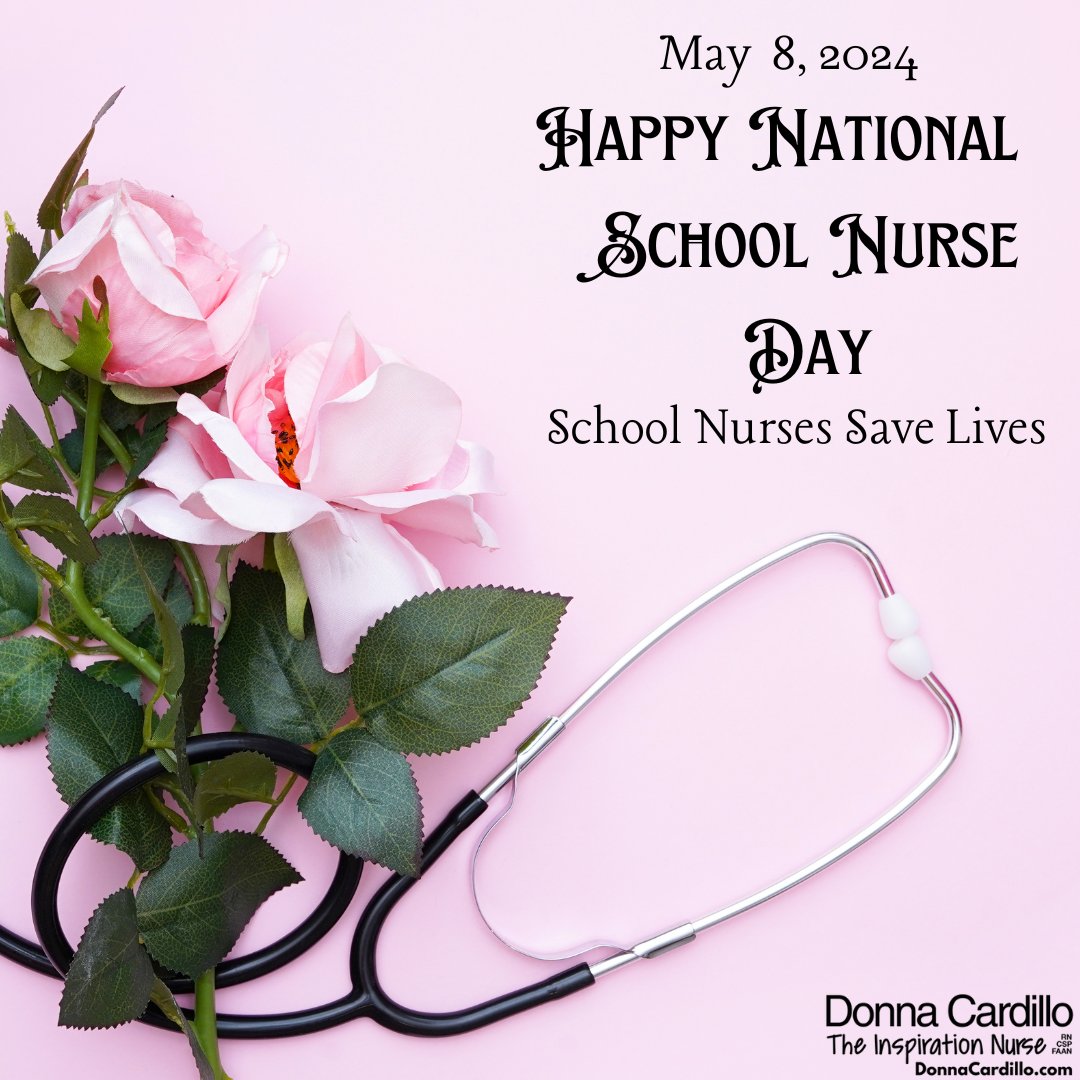 Happy National School Nurse Day. School Nurses Save Lives! 
#nurse #NursesWeek #schoolnurses #NursesMakeADifference #NursesWhoTweet #NurseTwitter #NationalSchoolNursesDay #SND2024 @schoolnurses