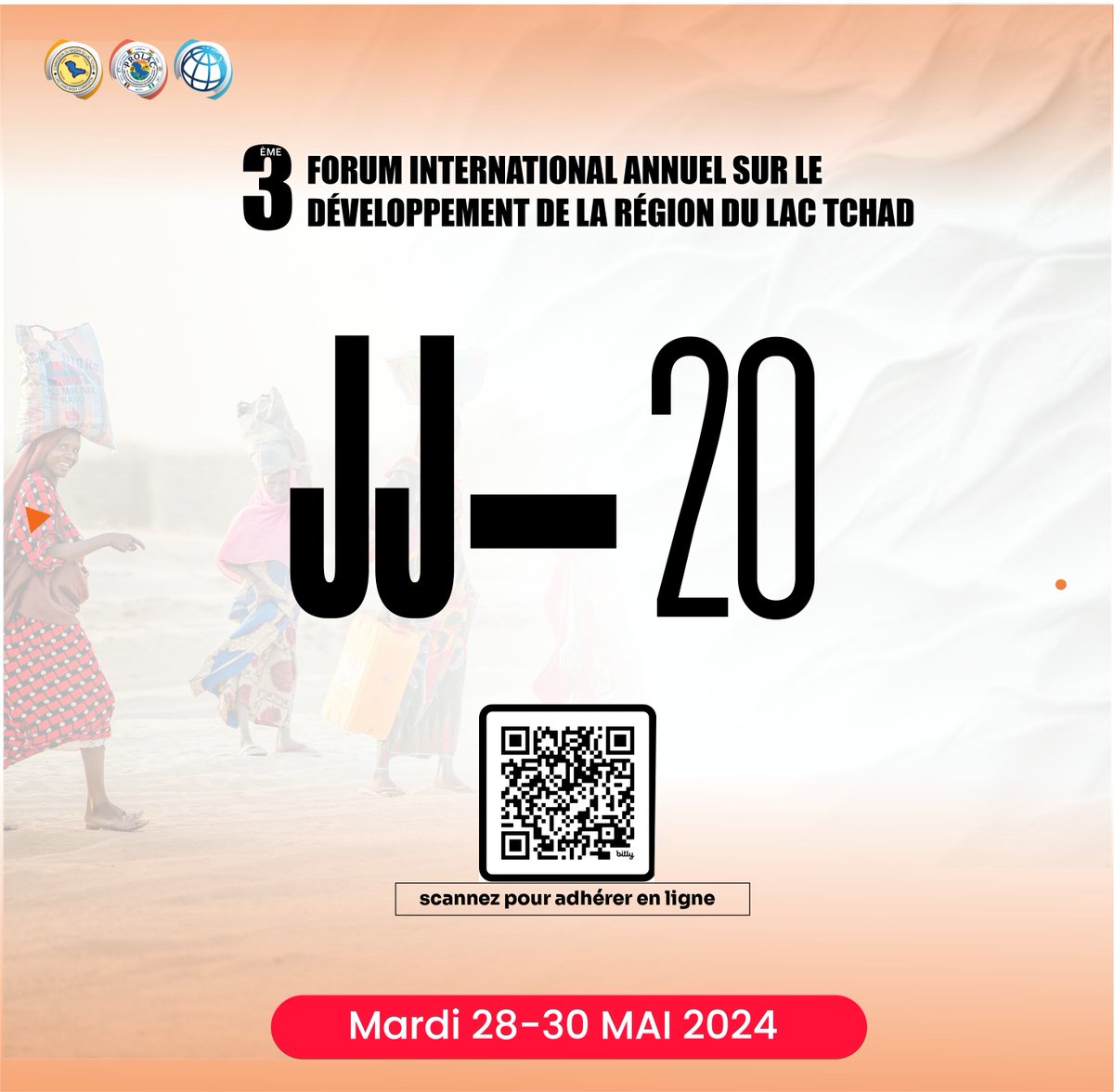lcbc_cblt's tweet image. JJ-20 3ème Forum International Annuel sur le Développement de la Région du Lac Tchad
THEME :
« Renforcer la gouvernance locale et la cohésion sociale pour le développement socio-économique et la sécurité alimentaire dans un contexte de climat changeant dans le bassin du lac Tchad…