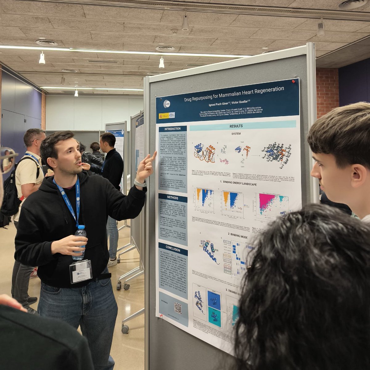 Our #PhD students have presented their work at this year's #DocSym at @BSC_CNS. Great talks by @RocFarriol and Miguel Luengo, and very insightful posters by Júlia Vilalta and @puch_giner🧑‍🏫. Thank you to all the organizers and participants for this enriching event👏.