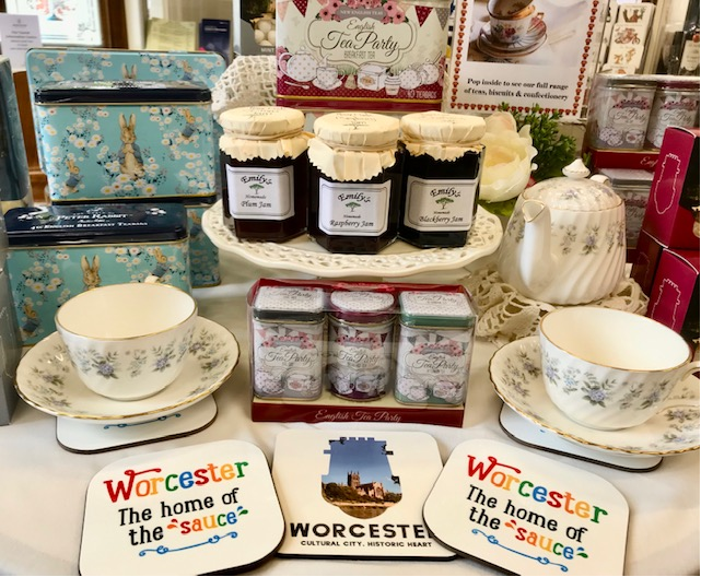 Hi #WorcestershireHour It's #TeaTime @WorcesterTIC So if it's tea for two and you fancy a brew pop in to see our lovely range of #teas #biscuits & #confectionery #Worcester #shoplocal #teafortwo #gifts #jam