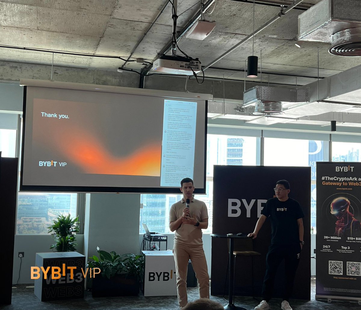 📸 Capturing moments of joy and learning at the Dubai Workshop! Our VIPs had an amazing time immersing themselves in knowledge ranging from different topics including the LFT Launchpad. ✅ More details here: i.bybit.com/1abxjNW6