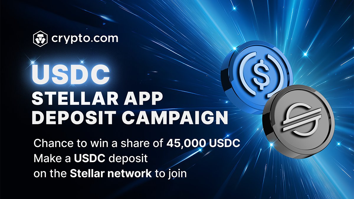 🙌 Get a share of 45,000 USDC ✅ Deposit USDC to participate 💁 2,250 winners 🗓️ Til 22 May T&Cs apply Learn More 👉 crypto.com/events/usdc-st…