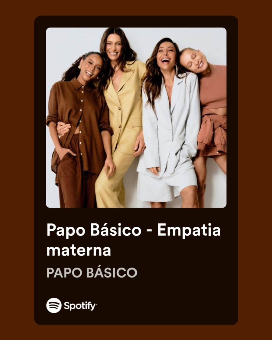 E aí, já escutou o nosso #PapoBásico? Vem garantir sua dose de inspiração do dia com as mamães @SabrinaSato, @taisdeverdade, #MaluBorges e @monicamartelli1 🥹🎧 Prepara o lencinho e dá o play: bit.ly/3JK4PtF