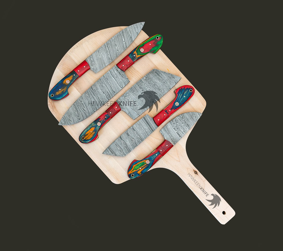hawkeenknife's tweet image. Unleash Culinary Mastery with Damascus Chef Knives!
Damascus Steel Hand Forged Chef Knife Set, 5-Piece Kitchen Knife Set, BBQ Chef Knife Set, Custom Handmade Chef Knife Set
Order Now:
hawkeenknife.com/product/damasc…
#KnifeNirvana 
#KitchenMasterpiece
#KnifeCraftsmanship
#FlavorJourney