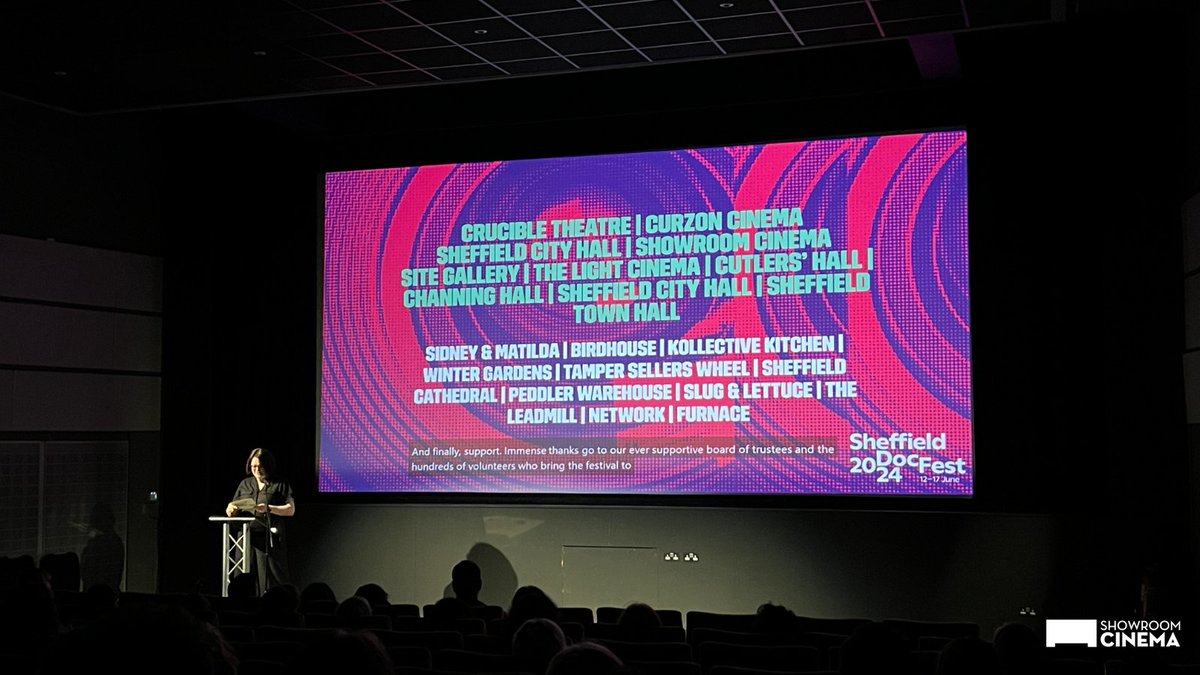Delighted to host the programme launch for @sheffdocfest 2024! There are so many insightful stories and stunning films on offer this year. We can't wait for you to join us for six days of docs, 12-17 June. Find more details and a link to tickets here: bit.ly/3KcvrUx