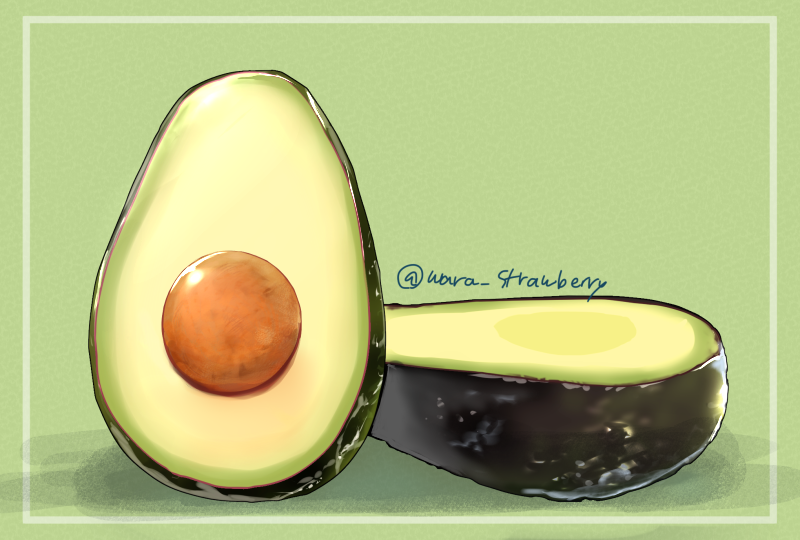 アボカドavocado　#イラスト